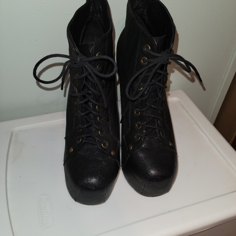 Black Jeffrey Campbell Lita Size 9